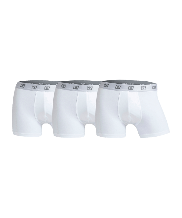 CR7 Basic Trunk Boxershort 3er Pack Weiss - weiss