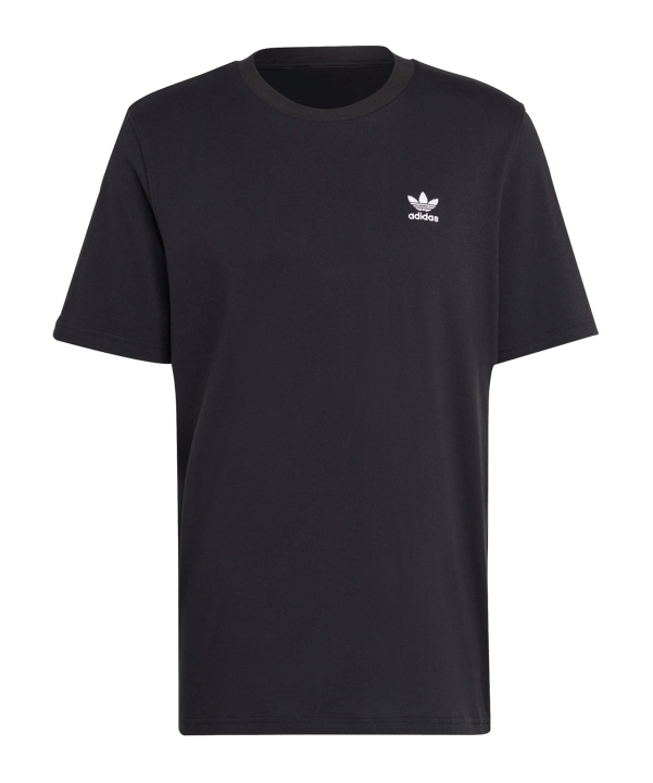 adidas Originals Essentials T-Shirt Schwarz Weiss - schwarz
