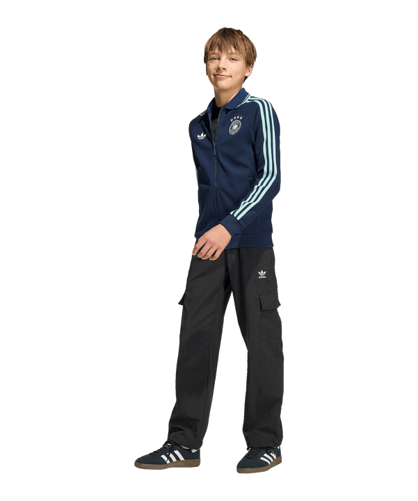 adidas Originals DFB Deutschland Anthem Jacke Kids Blau - blau