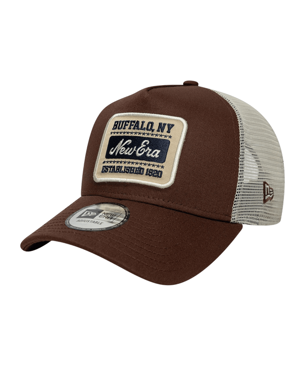 New Era Ne Patch Trucker Cap Braun - braun