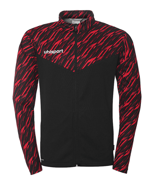 uhlsport Progressive 28 Poly Trainingsjacke Schwarz F08 - schwarz