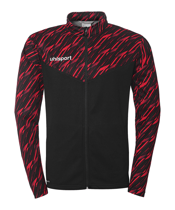 uhlsport Progressive 28 Poly Trainingsjacke Schwarz F08