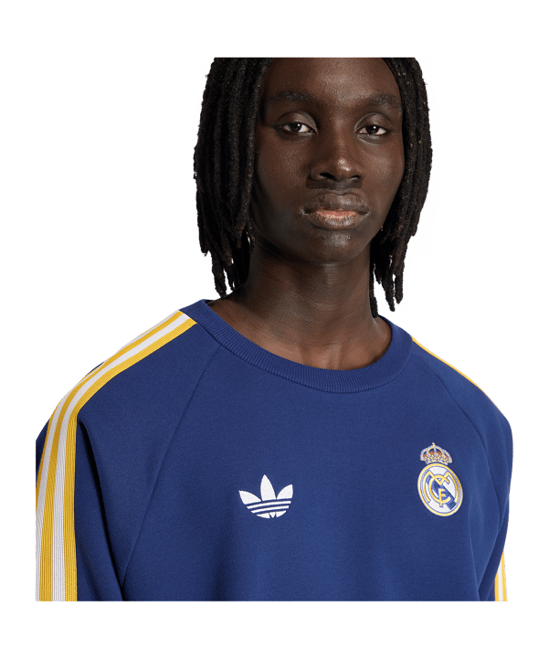 adidas Real Madrid Originals Sweatshirt Dunkelblau