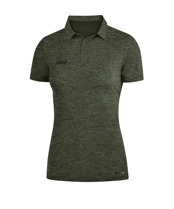 JAKO Premium Basics Poloshirt Damen Khaki F28 - braun