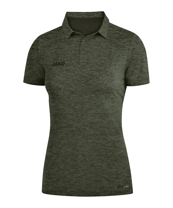 JAKO Premium Basics Poloshirt Damen Khaki F28 - braun
