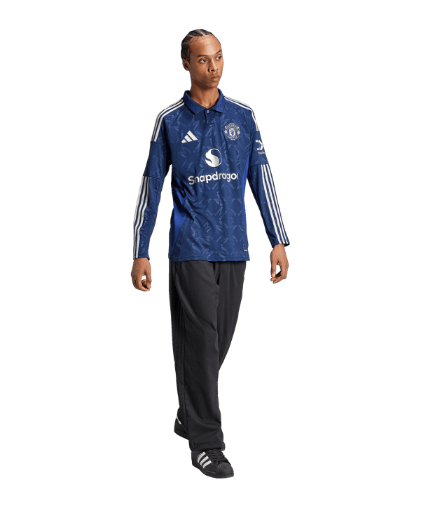 adidas Manchester United Trikot Away 2024/2025 Blau - blau