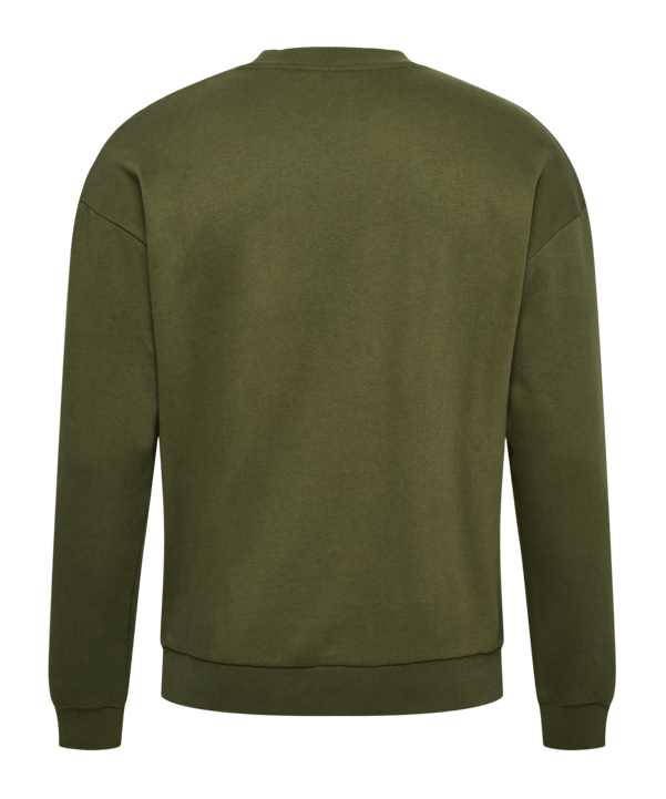 Hummel hmlLP10 Boxy Sweatshirt Grün F6187 - schwarz