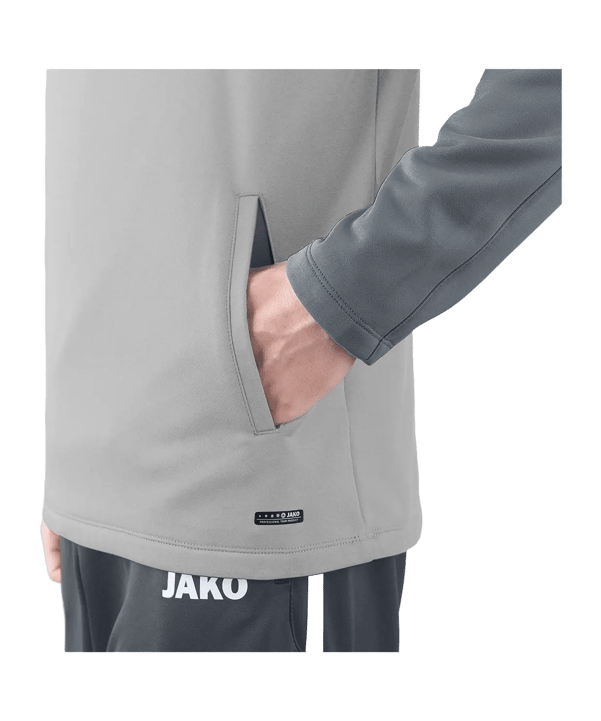 JAKO Performance Sweatshirt à capuche Gris C845 - gris