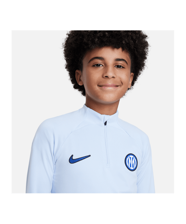 Nike Inter Mailand Drill Top Kids Hellblau F548 - blau