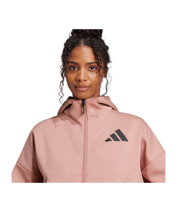 adidas Z.N.E. Kapuzenjacke Damen Pink - rosa