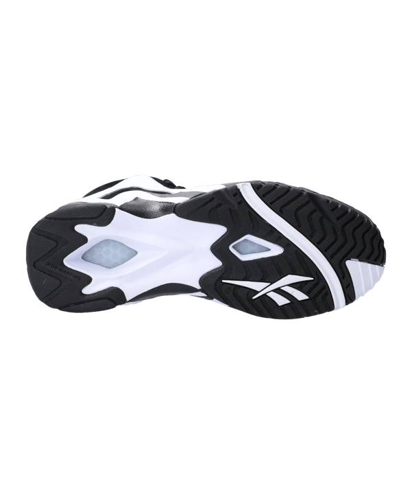 Reebok Kamikaze II High Schwarz Weiss - schwarz