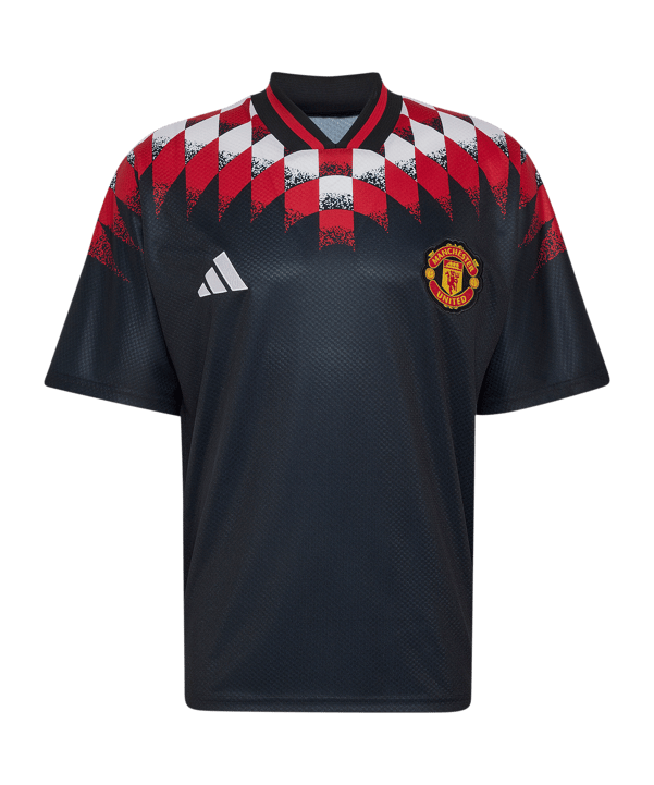 adidas Manchester United Stadium Trikot Schwarz - schwarz