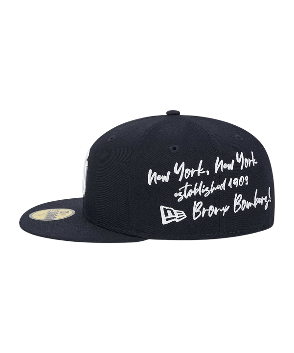 New Era MLB New York Yankees Team Verbiage 59Fifty Cap Blau - blau