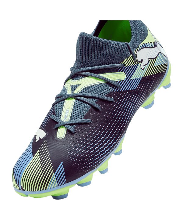 PUMA FUTURE 7 Match FG/AG Lights Out Jr Kids Grau Weiss F03 - grau