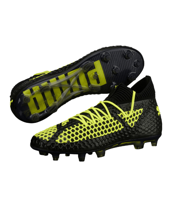 PUMA FUTURE 18.1 NETFIT LE FG/AG Schwarz Gelb F01 - schwarz