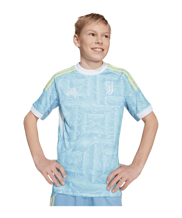 adidas Juventus Turin Trikot Away 2025/2026 Kids Blau - blau