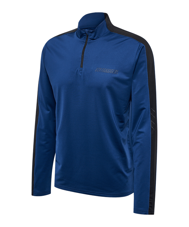 Hummel hmlTE STRENGTH HalfZip Sweatshirt Blau F7134 - blau