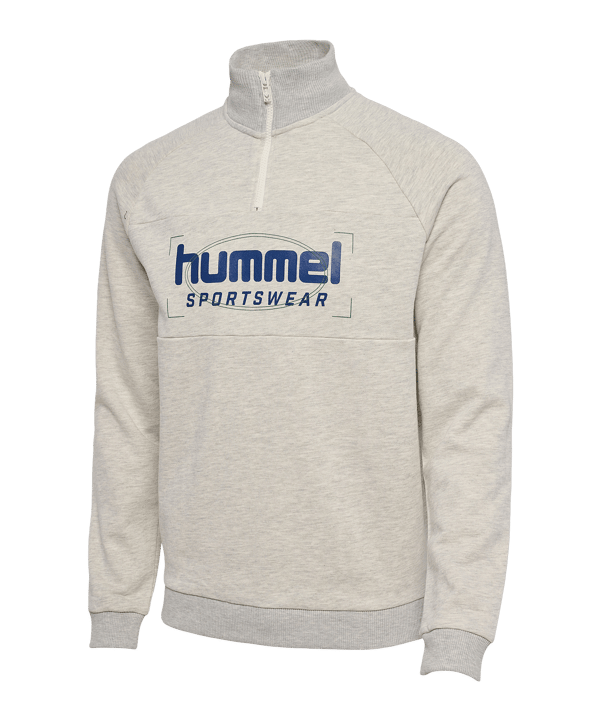 Hummel Lgc Ron Halfzip Sweatshirt Weiss F5142 - weiss
