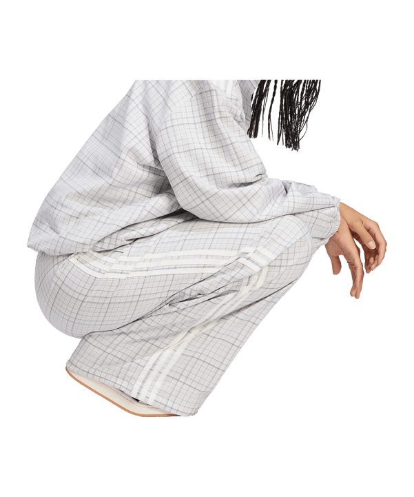 adidas Originals Loose Check Track Manguera Donna Grigio - grigio