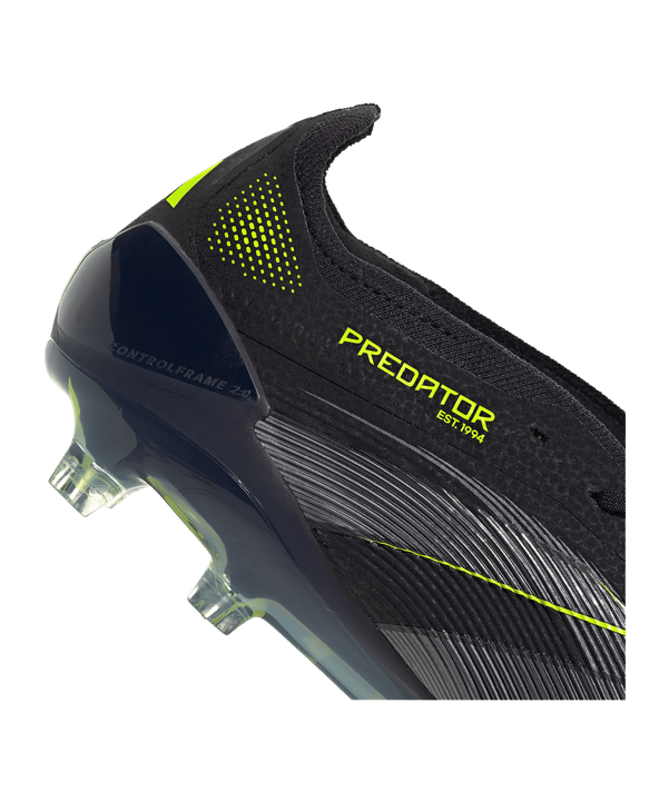 adidas Predator Elite FT FG Electric Stealth Schwarz - schwarz