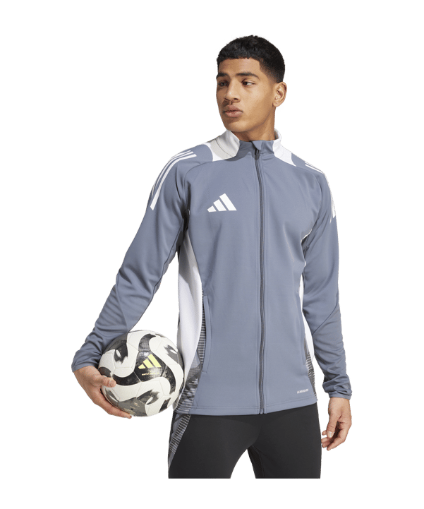 adidas Tiro 24 Competition Trainingsjacke Grau - grau