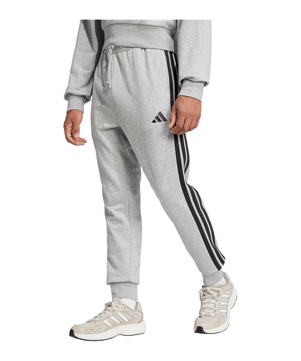 adidas Essential 3S Trainingshose Grau - grau