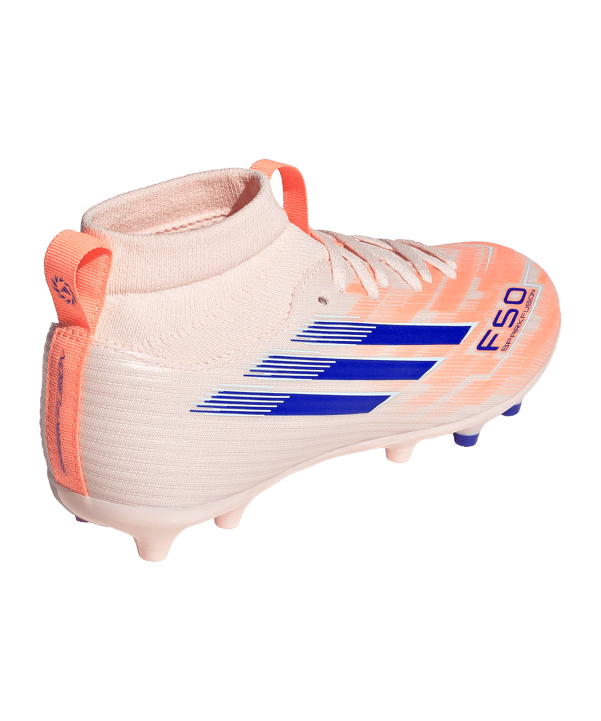 adidas F50 Sparkfusion League Mid FG/AG Coral Blaze Kids Orange - orange