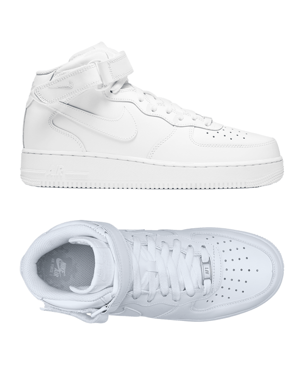 Nike Air Force 1 Mid Weiss F111 - weiss