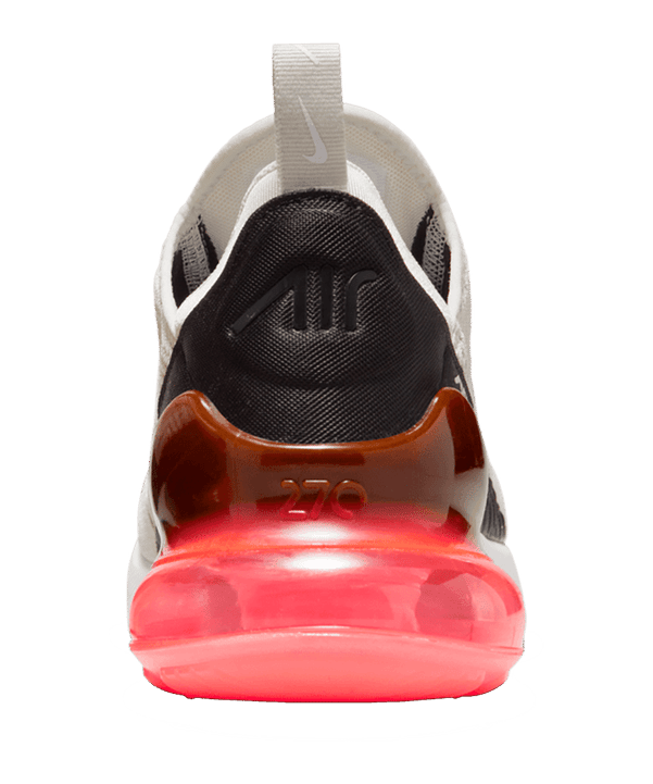 Nike Air Max 270 Sneaker Beige Schwarz Rot F003 - schwarz
