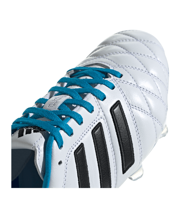 adidas 11Pro FG Weiss Schwarz Blau - weiss