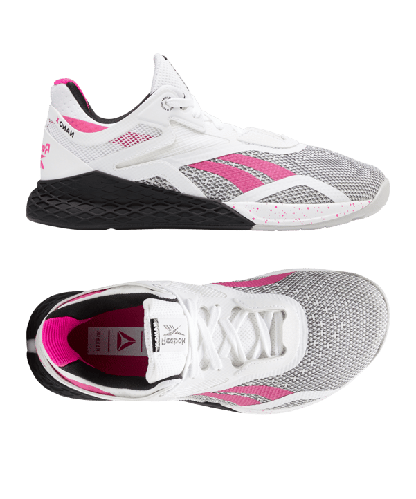 Reebok Nano X Damen Weiss Schwarz - weiss