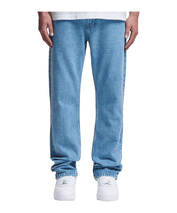 2Y Studios Gabrie Basic Straight Jeans Hose Blau - blau