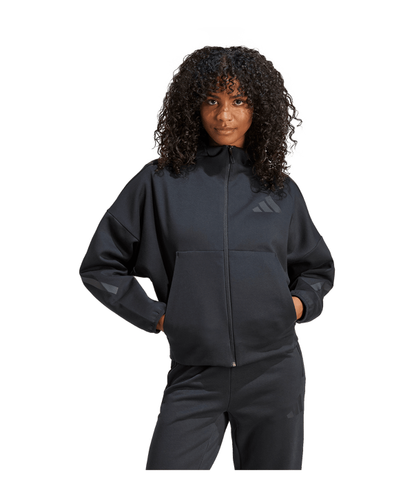adidas Z.N.E Kapuzenjacke Damen Schwarz - schwarz