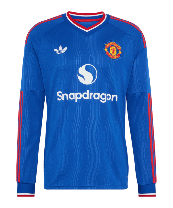 adidas Manchester United Shirt met lange mouwen Away 2026/2027 Blauw - blauw