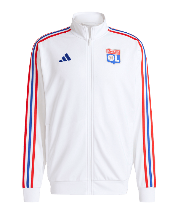 adidas Olympique Lyon DNA Track Sweatshirt Weiß - weiss