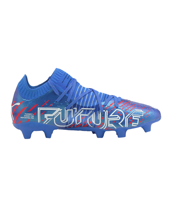 PUMA FUTURE 1.2 Faster Football FG/AG Blau Rot F01 - blau