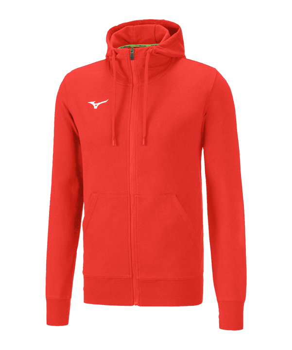 Mizuno Sweat FZ Hoody Kids Rot F62 - rot