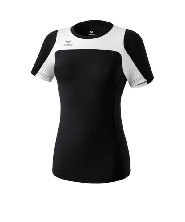 Erima Race Line Running T-Shirt Damen Schwarz - schwarz