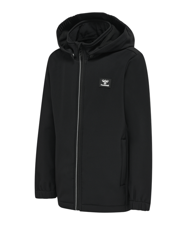 Hummel Mars Softshell Jacke Kids Schwarz F2001 - schwarz