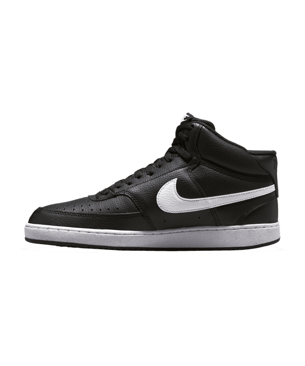 Nike Court Vision Mid Next Nature Schwarz F001 - schwarz