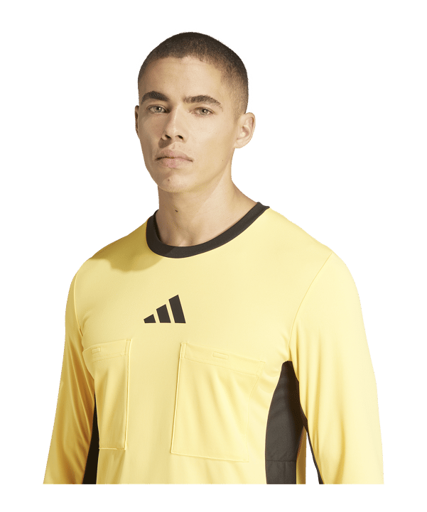 adidas Referee 24 Schiedsrichtertrikot Langarm - gelb