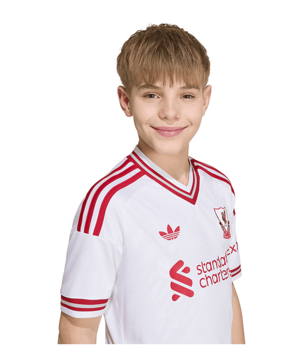 adidas FC Liverpool Maglietta Away 2026/2027 Bambini Bianco - bianco