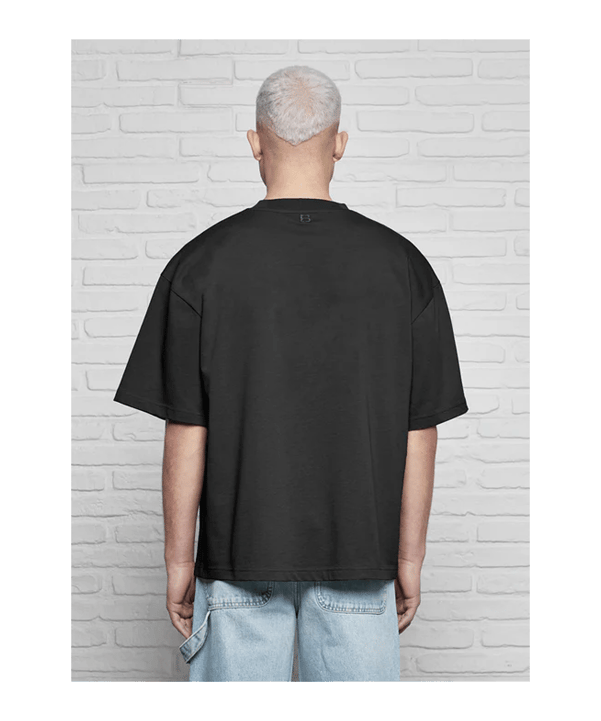 Burocs Basic Oversized T-Shirt Schwarz - schwarz