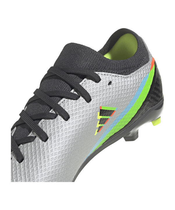 adidas X Speedportal.3 FG Kids Beyond Fast Silber Schwarz Gelb - silber