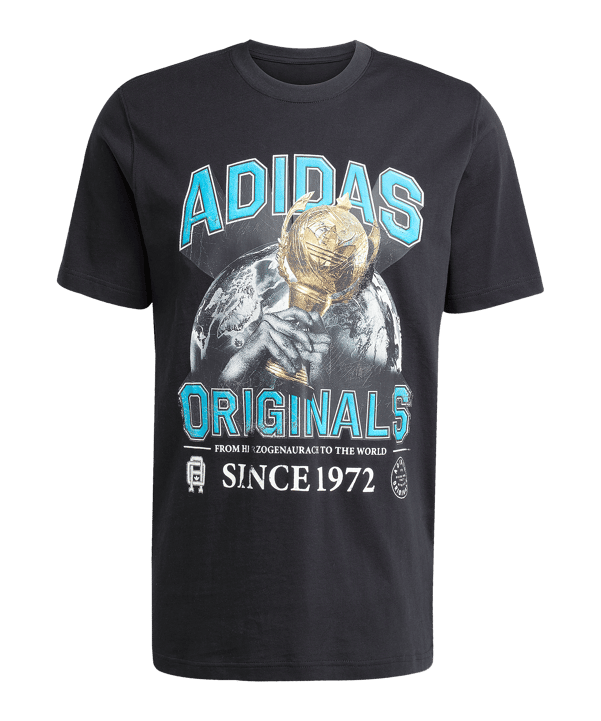 adidas Trefoil T-Shirt Schwarz - schwarz