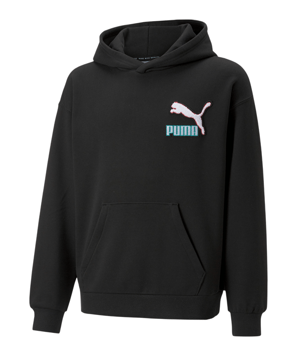 PUMA Fandom Hoody Kids Schwarz F01 - schwarz