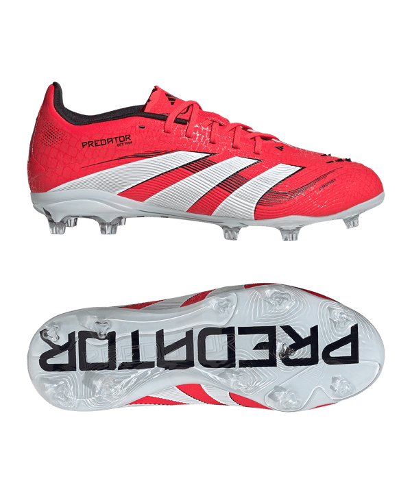 adidas Predator Elite FG Pure Victory Kids Rot - rot