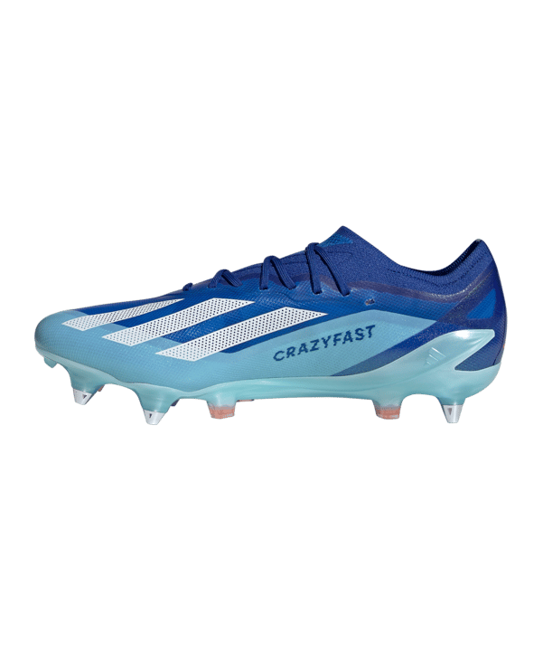 adidas X Crazyfast.1 SG Marinerush Blau Weiss Orange - blau