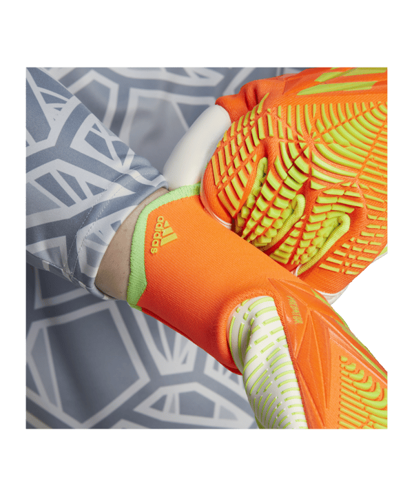 adidas Predator Pro HC Game Data TW-Handschuhe Rot Grün - rot