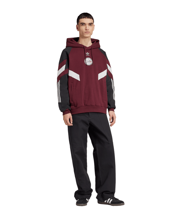 adidas Originals Ajax Amsterdam Hoody Rot - rot